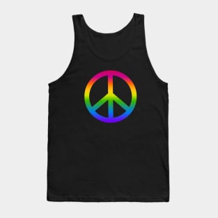 Rainbow Peace Symbol Tank Top